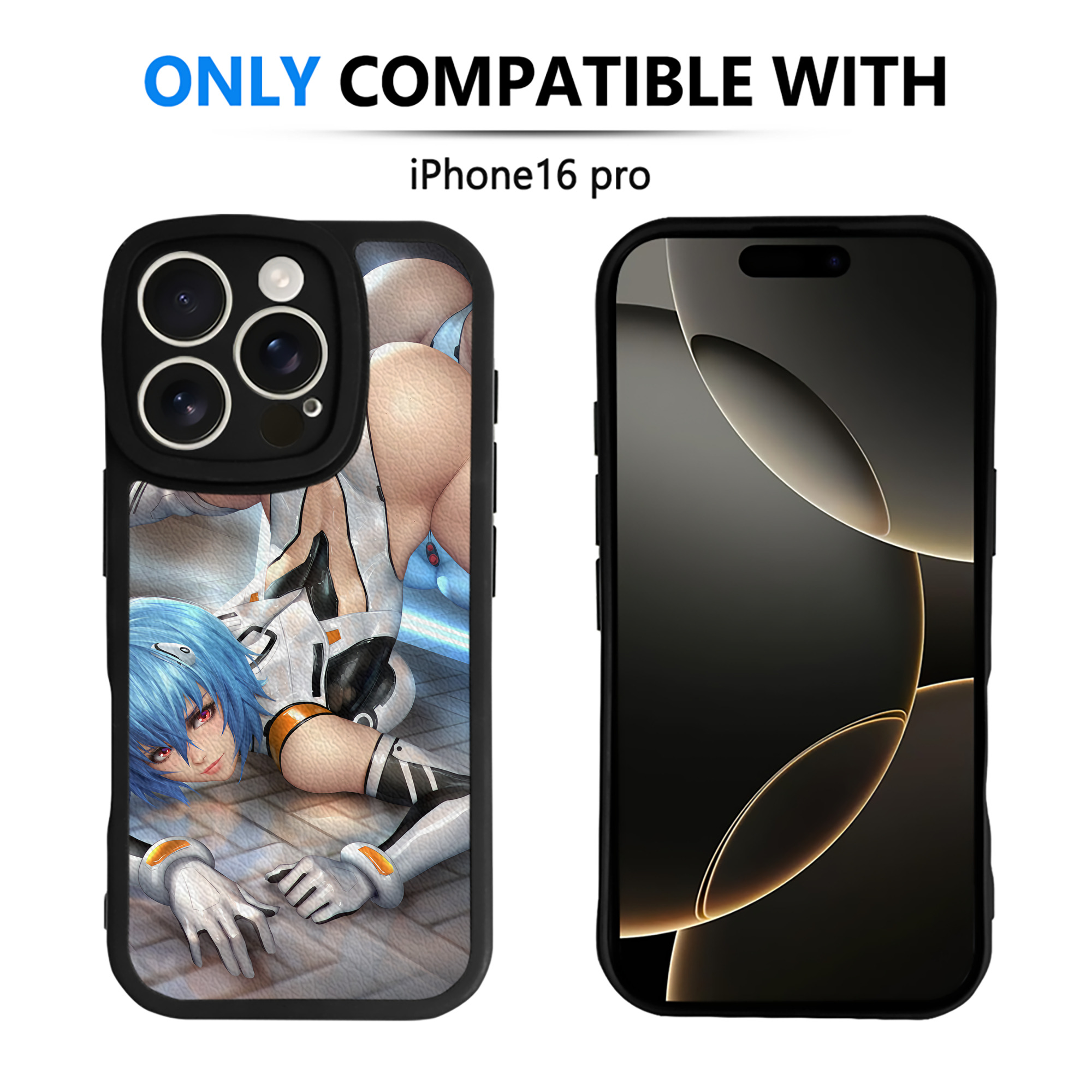 （画像用） EVA 新世紀エヴァンゲリオン 【iPhone 16シリーズ対応】シリコンスマホケース（レザー調） 材質：シリコン